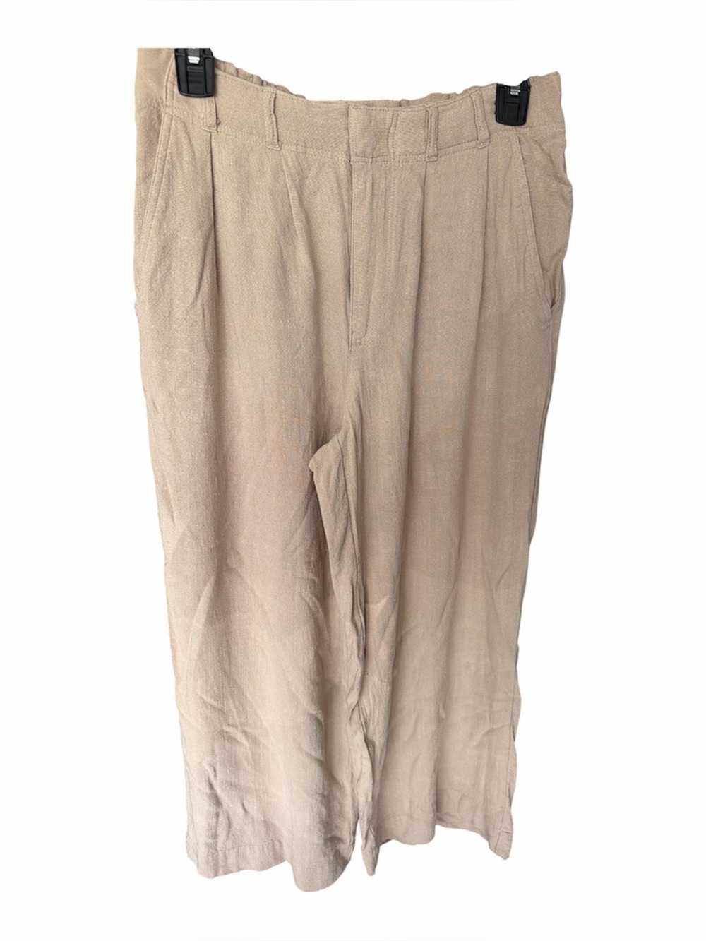 FOR THE REPUBLIC Tan Wide Leg Pants size large